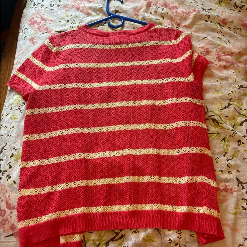 Modcloth Vibrant Red Knit Sweater - Picture 4 of 7